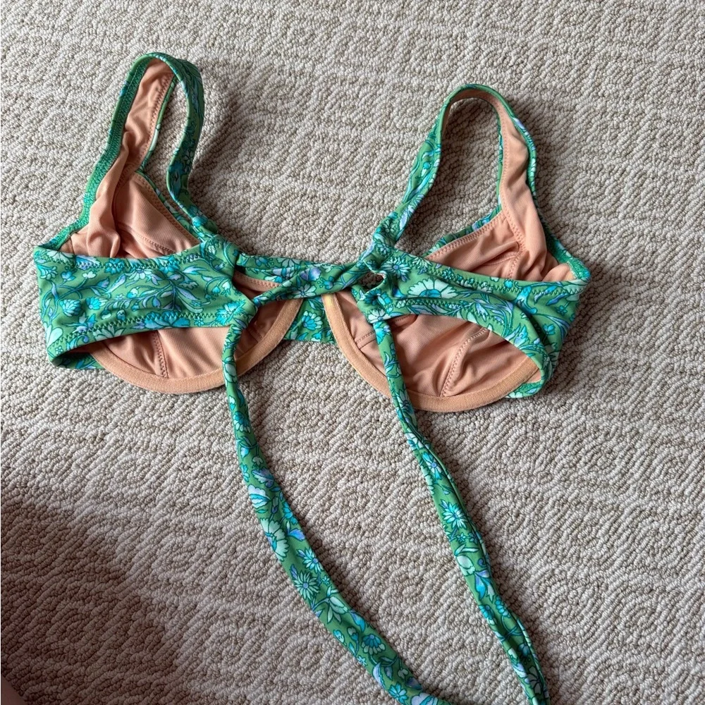 J. Crew Green Floral Bikini Set - Picture 11 of 12